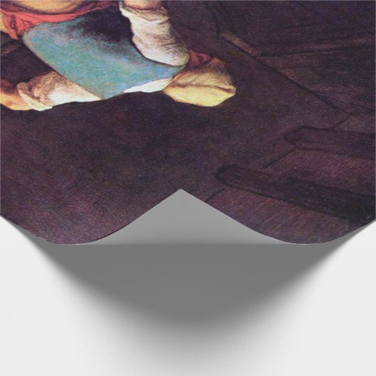 Vrouw Baking Bread, Jean-Francois Millet Cadeaupapier (Hoek)