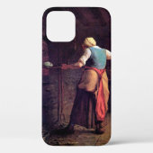 Vrouw Baking Bread, Jean-Francois Millet Case-Mate iPhone Case (Achterkant)