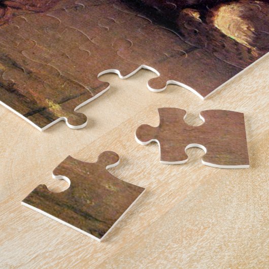 Vrouw Baking Bread, Jean-Francois Millet Legpuzzel (Zijkant)