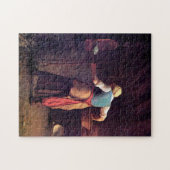Vrouw Baking Bread, Jean-Francois Millet Legpuzzel (Horizontaal)