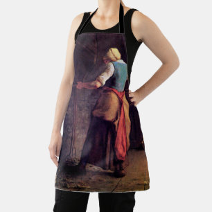 Vrouw Baking Bread, Jean-Francois Millet Schort