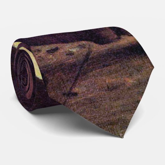 Vrouw Baking Bread, Jean-Francois Millet Stropdas (Opgerold)