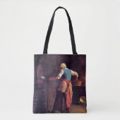 Vrouw Baking Bread, Jean-Francois Millet Tote Bag (Voorkant)
