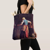 Vrouw Baking Bread, Jean-Francois Millet Tote Bag (Dichtbij)