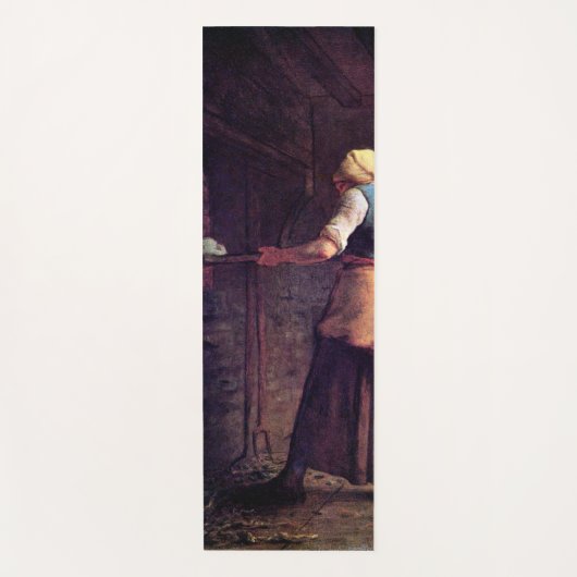 Vrouw Baking Bread, Jean-Francois Millet Yogamat (Voorkant)