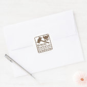 Vrouw Barbarian Ronde Sticker (Envelop)
