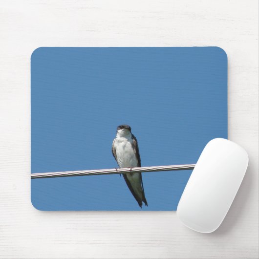 Vrouw Barn Swallow Muismat (Met muis)