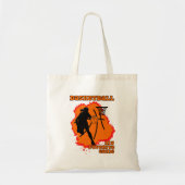 Vrouw Basketbal Speler Favoriete Game Tote Bag (Voorkant)