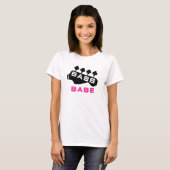 Vrouw Bass Player T-shirt (Voorkant volledig)