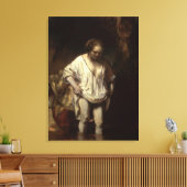 Vrouw Bathing in een Stream, 1654 Canvas Afdruk (Insitu (Woonkamer))