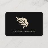 Vrouw Beauty Logo, Modern, Salon, Visitekaartje (Voorkant)