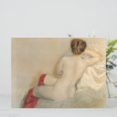 Vrouw Beauty met Rode Kousen Kaart (Staand voorkant)