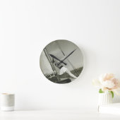 Vrouw Bedrijf dat op jacht rijdt Ronde Klok (Huis)