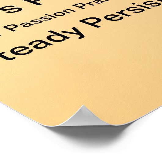 Vrouw: Beginselen van het leven — doorzettingsverm Poster (Hoek)