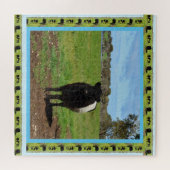 Vrouw Belted Galloway Koe Legpuzzel (Horizontaal)