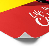 Vrouw benen in mode schoenen met hoge hakken Pop z Poster (Hoek)