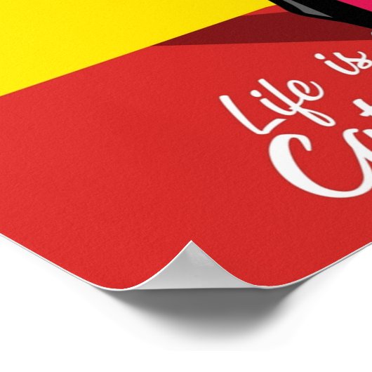 Vrouw benen in mode schoenen met hoge hakken Pop z Poster (Hoek)