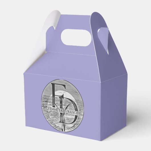 Vrouw Bevrijding Favor Box Bedankdoosjes (Voorkant Zijde)