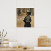 Vrouw: Bezoek een museum - Edgar Degas Fine Art Poster (Keuken)