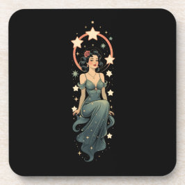  VROUW BIER ONDERZETTER