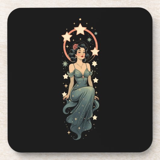  VROUW BIER ONDERZETTER (Voorkant)