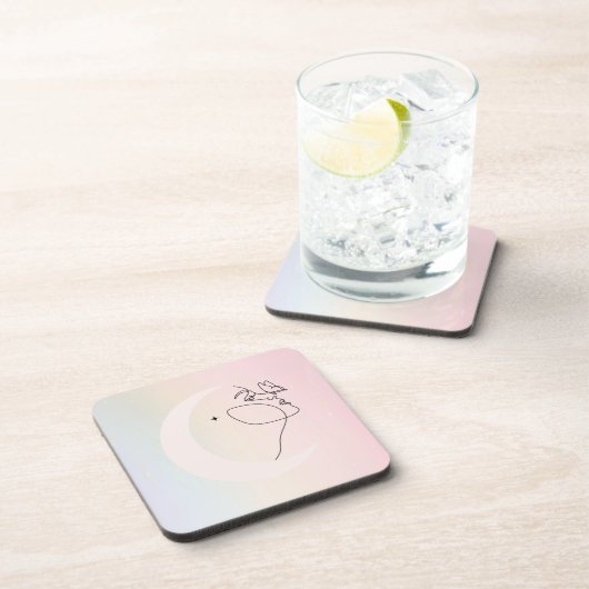 Vrouw Bier Onderzetter (Rechterzijde)