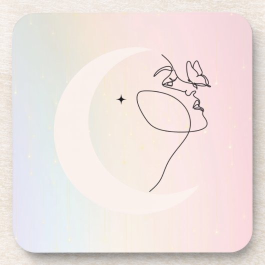 Vrouw Bier Onderzetter (Voorkant)