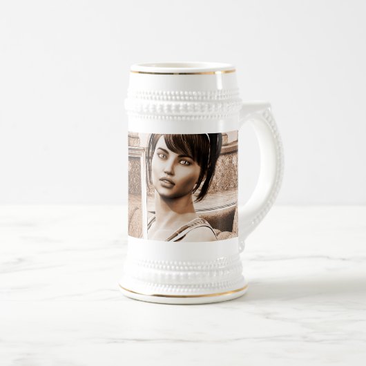 vrouw bierpul (Voorkant rechts)