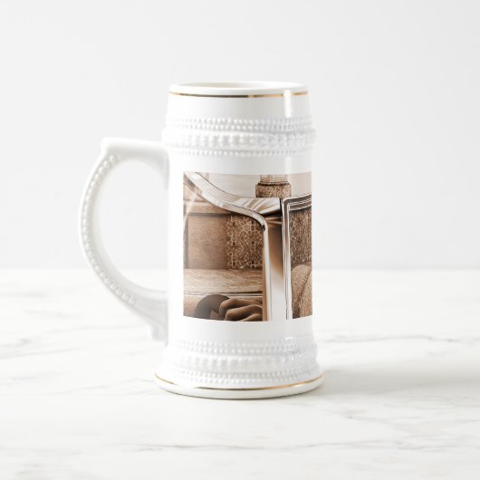  vrouw bierpul (Links)