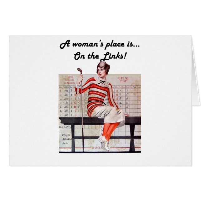 Vrouw bij de links (Voorkant Horizontaal)