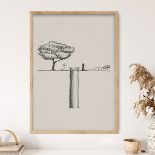 Vrouw bij de Waterput, Johannes 4:4-26, Jezus Kuns Poster