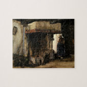 Vrouw bij een haard van Vincent van Gogh Legpuzzel (Horizontaal)