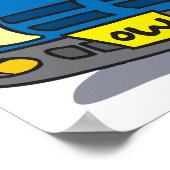 Vrouw bij een ongeval poster (Hoek)