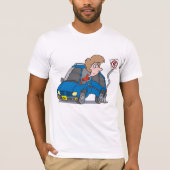 Vrouw bij een ongeval t-shirt (Voorkant)