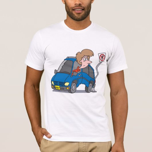 Vrouw bij een ongeval t-shirt (Voorkant)