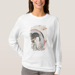 Vrouw bij haar Mirror, gepubliceerd onder c.1830 T-shirt