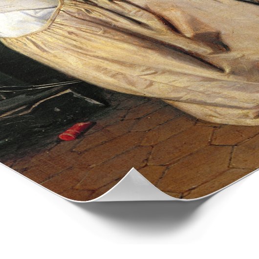 Vrouw bij haar Toilet, 1835 Poster (Hoek)