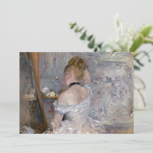 Vrouw bij haar toilette | Berthe Morisot (Staand voorkant)