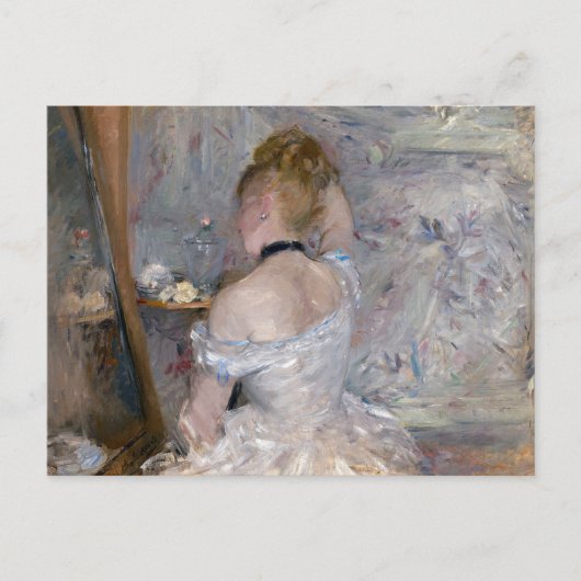 Vrouw bij haar toilette | Berthe Morisot Briefkaart (Voorkant)