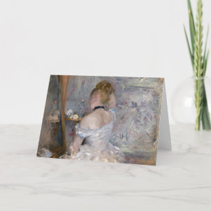 Vrouw bij haar toilette   Berthe Morisot Kaart