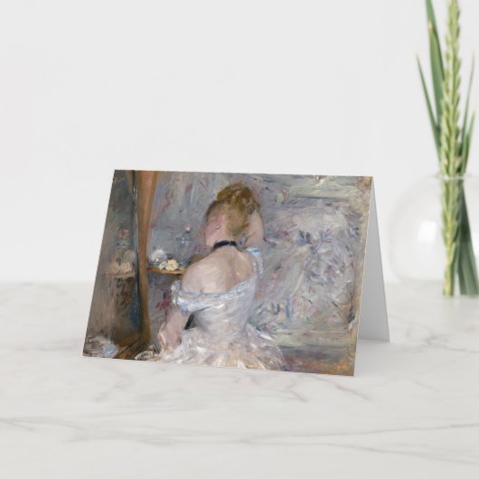Vrouw bij haar toilette | Berthe Morisot Kaart (Voorkant)