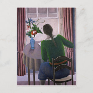 Vrouw bij Venster 1998 Briefkaart