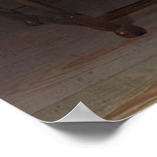 Vrouw bij Virginal met Cittern - Oude Meester Poster (Hoek)