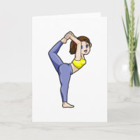 Vrouw bij Yoga Stretching oefeningen Legs