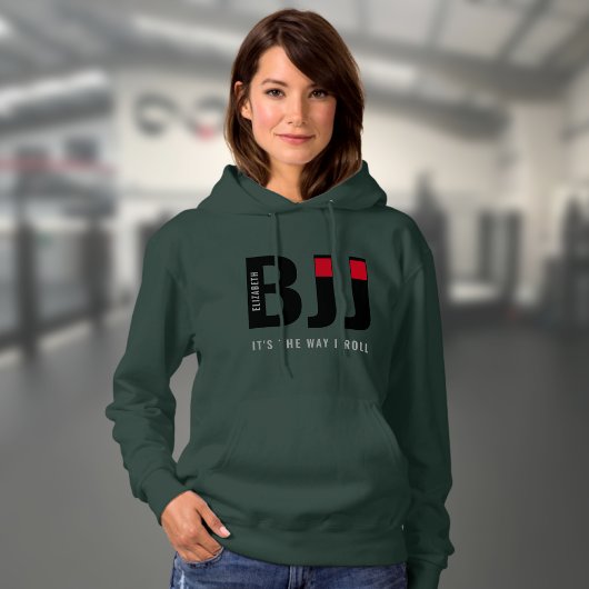 Vrouw BJJ gepersonaliseerd Hoodie