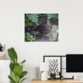 Vrouw Blackbird Poster (Thuiskantoor)
