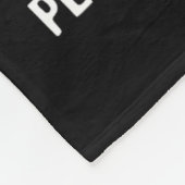 Vrouw blik verstenen het patriarchaat fleece deken (Hoek)