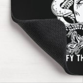 Vrouw blik verstenen het patriarchaat muismat (Hoek)