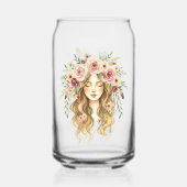 Vrouw Blikvorm Glas (Achterkant)
