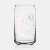 Vrouw Blikvorm Glas (Achterkant)